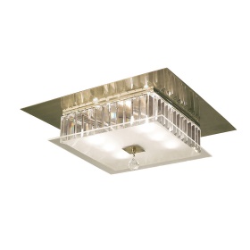 Tosca Crystal Ceiling Lights Diyas Ringed & Square Crystal Fittings Tosca Crystal Ceiling Lights Diyas Ringed & Square Crystal Fittings